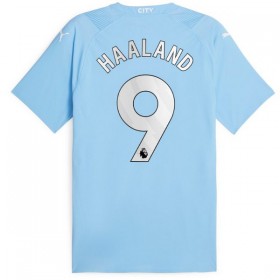 Manchester City 2023-24 Haaland 9 Domácí - Dětské Fotbalové Dresy (S/S)